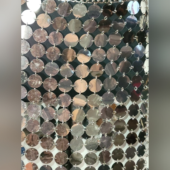 * New Allurite SEQUIN Decor Metallic Bidycon skirt - Picture 6 of 7